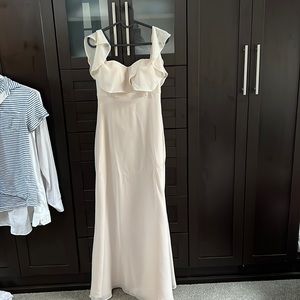 Champagne bridesmaid dress